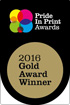 2016 Gold Award Winner Medal